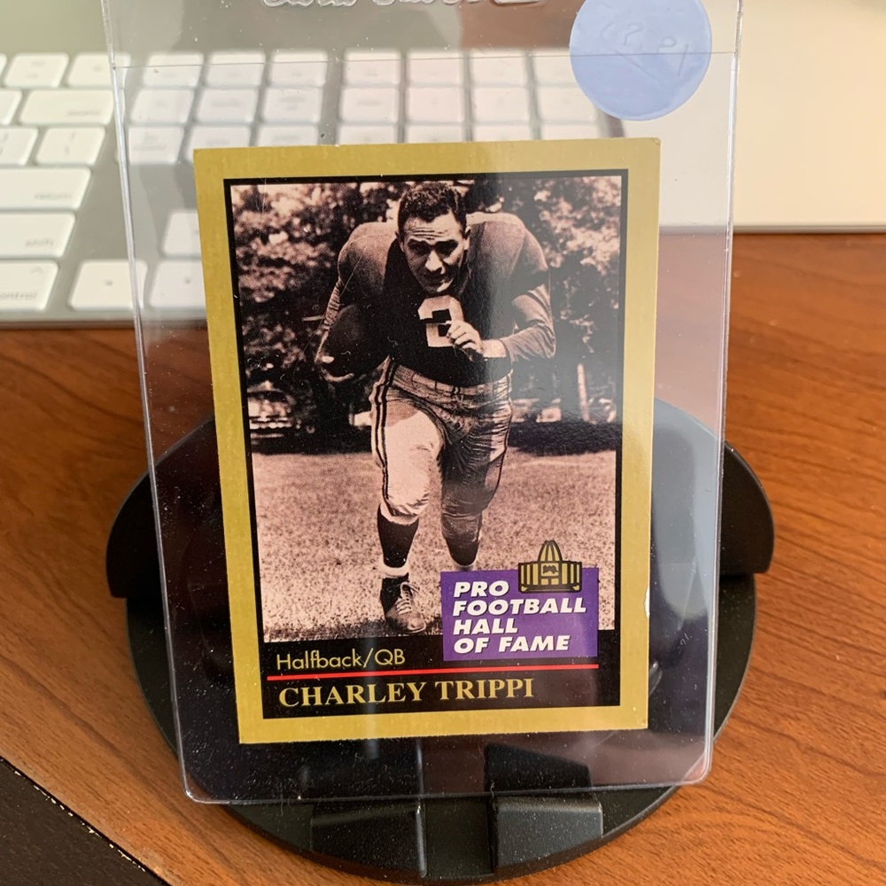 1991 Enor Pro Football HOF Charley Trippi Football Card